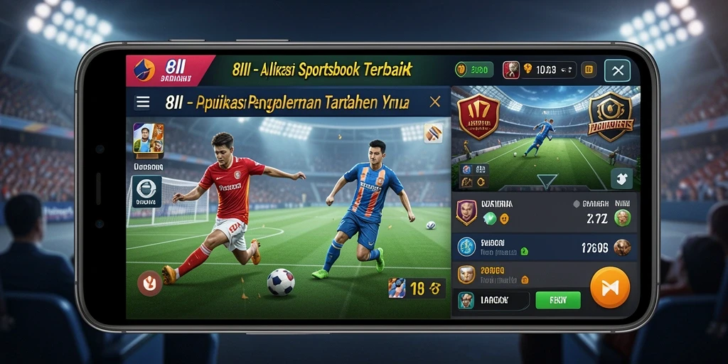Tampilan utama 8II menampilkan berbagai opsi taruhan olahraga.