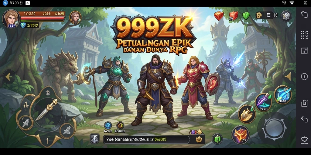 Gameplay seru dengan karakter unik dalam 999ZK.