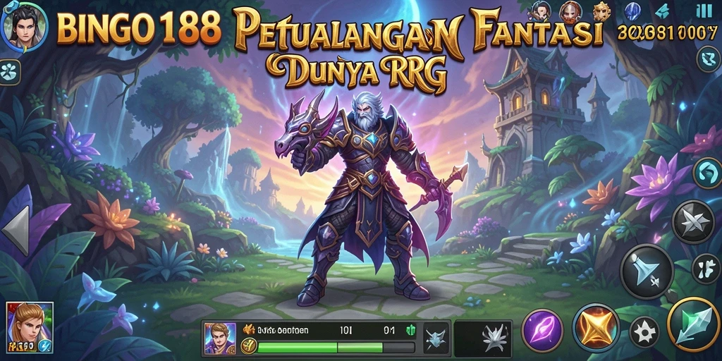 Screenshot gameplay BINGO188 menampilkan aksi petualangan RPG yang seru.