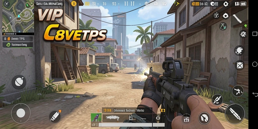 Tampilan menarik dari gameplay C8VIP yang mendebarkan.