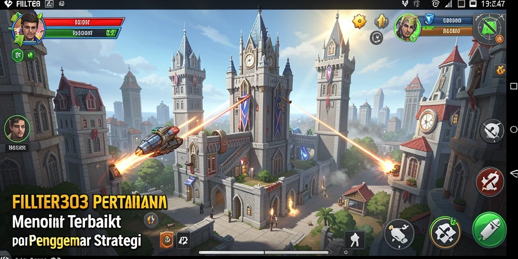 Tangkapan layar menampilkan aksi mendebarkan dari game Tower Defense.