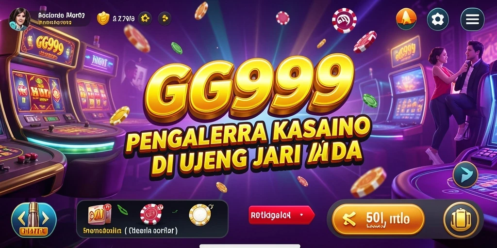 Tangkapan layar utama GG999 menunjukkan gameplay Kasino yang memukau.