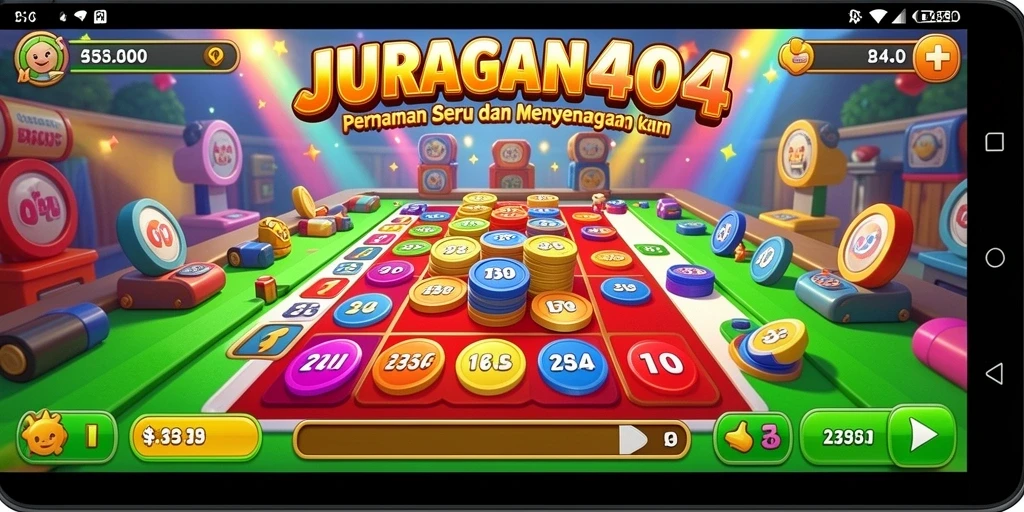 Tampilan permainan Bingo di JURAGAN404 yang seru dan interaktif.