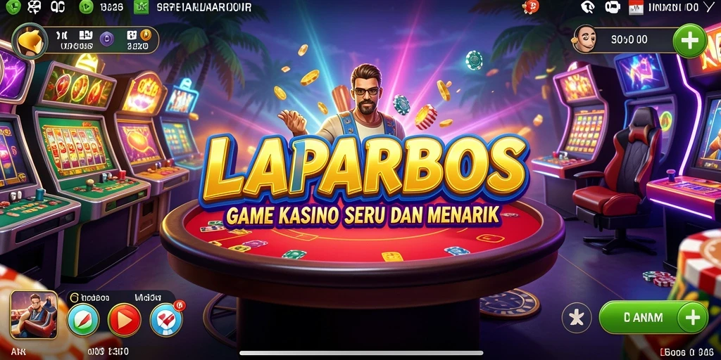 Tampilan gameplay LAPARBOS menampilkan keseruan permainan Kasino