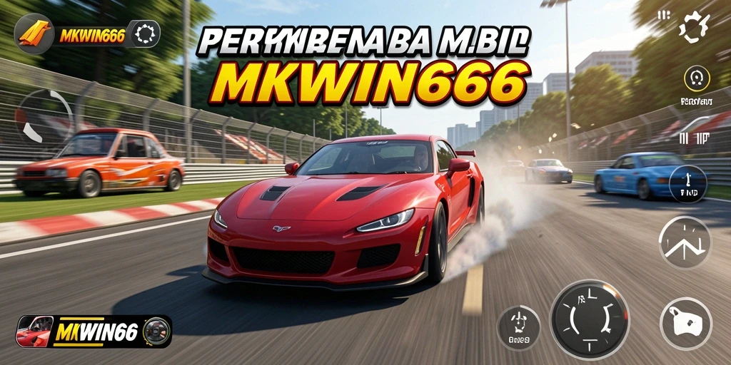 Gameplay balap mobil yang mendebarkan di MKWIN666.