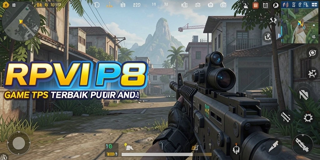 Tampilan gameplay mendebarkan dari RPVIP8 dalam mode TPS.