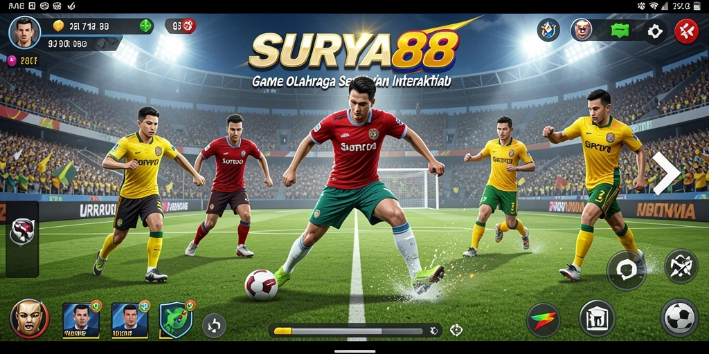 Screenshot SURYA88 yang menampilkan aksi olahraga seru.