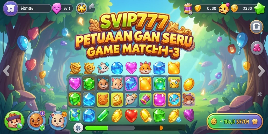 Menampilkan gameplay seru dalam SVIP777 dengan kombinasi warna-warni.