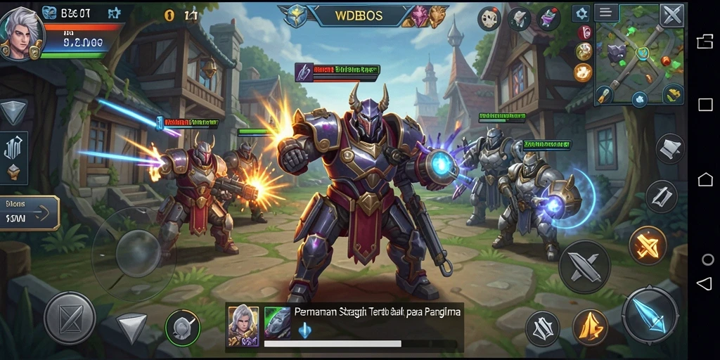 Tampilan gameplay WDBOS yang memukau dan strategi yang muncul.